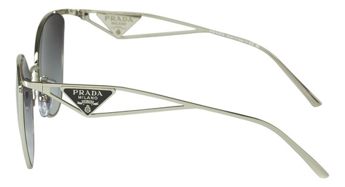 Prada Spr 50zs 1bc-09s Irregular Silver Gray (Usado)