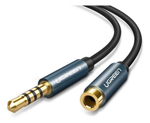 Cable extensor de audio Ugreen Ugreen de 3,5 mm para macho/hembra, 2 m, negro