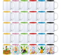 Comprar Uiifan 30 Tazas De Sublimación De 11 Oz Tazas De Café De Sub