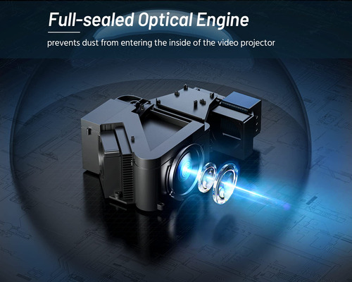 Proyector Cibest 4k, Compatible Con 5g, Wifi, Bluetooth, And