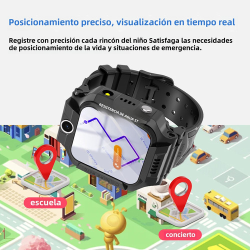 Q19pro Reloj Inteligente Para Niños Bluetooth Talk Hd Screen Ip67 Waterproof Para Android / Ios Reloj Unisex Para Niños Y Niñas