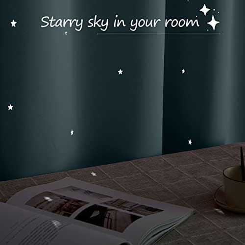 Nicetown Cortinas Opacas Con Estrellas Recortadas Para Dormi