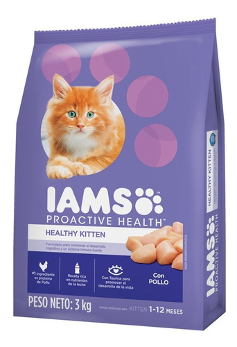 Alimento Iams Gatitos X 3 Kg