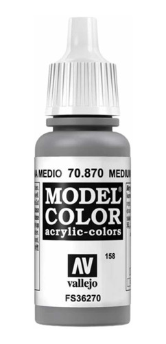 Gris Marina Medio Vallejo 70870 Model Color Acrílico 17ml