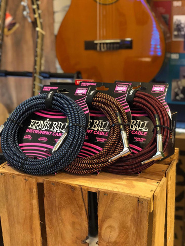 Cabo Ernie Ball Braided Cable P10a-p10s