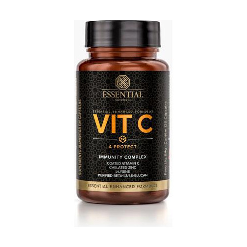 Vit C 4 Protect 120 Cápsulas - Vitamina C, Zinco Quelado