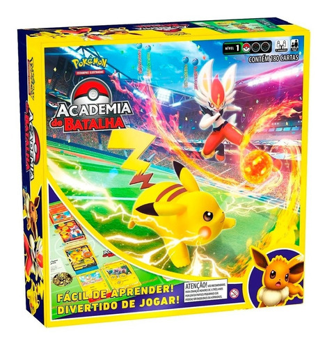 Cartas Pokémon Box Academia De Batalha 31495 - Copag