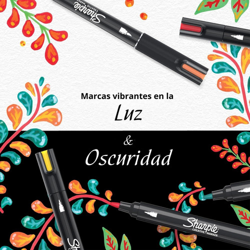 Set De 5 Marcadores Punta Redonda - Sharpie Acrylic - 2 Mm