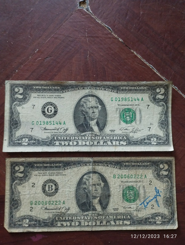 Vendo Billetes De $2 Balboas Series 1976