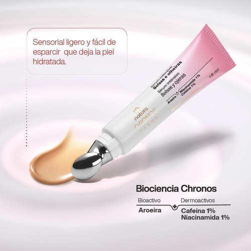 Sérum Intensivo Para Bolsas Y Ojeras Chronos Derma Natura Todo Tipo De Piel
