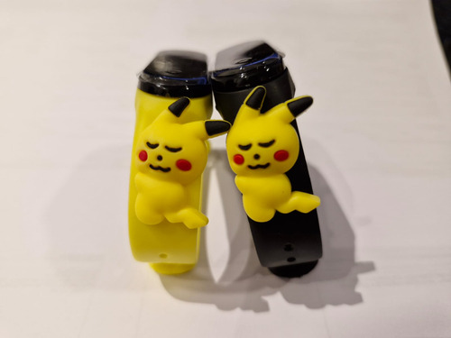 Relógio De Led Infantil Prova D'água Pokémon Pikachu