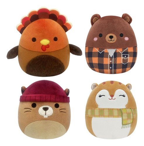 Squishmallows Harvest Squad Peluches De 5 Pulgadas, Paquete