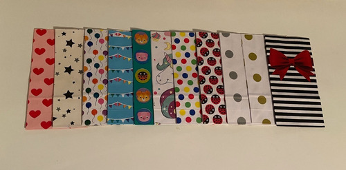 Imagen 3 de 4 de Bolsitas Golosineras 12x24 Cm Candy Bar Souvenirs X 30 Unid