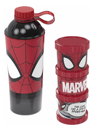 Kit Shakeira E Potes 3 Em 1 Homem Aranha Plasútil