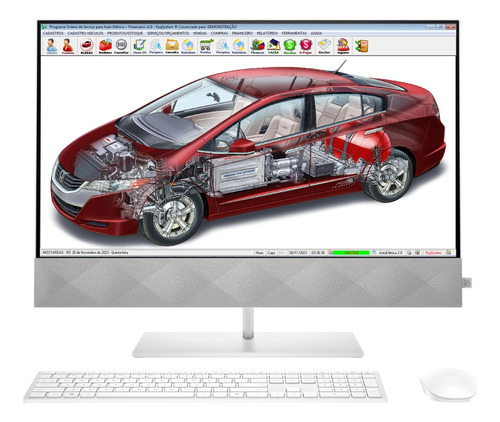 Software Oficina Auto Elétrica Ordem Serviço Financeiro V2.0