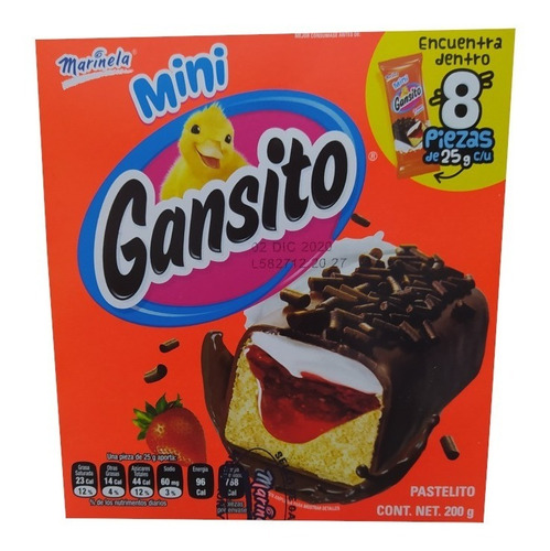 Mini Gansito Paquete