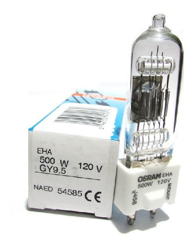 Osram Eha 500w 120v Base Gy9.5 Naed 54585 500 Watts 120 Volt