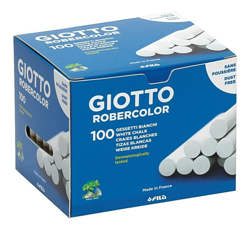 Tizas Blancas Giotto X100 U Hipolargenica Docentes X10 Packs