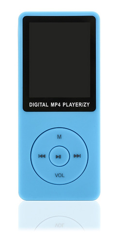 Reproductor Portátil De Música Mp3 64 Gb, Azul
