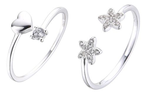 Anillo Ajustable De Plata 925 (lan07)
