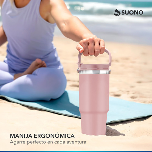Vaso Térmico Suono Jarro Acero Inoxidable Con Manija 1200 Ml
