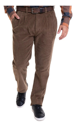 Pantalon Cotele Mario Haddad Beige