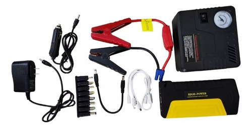 Iniciador Arrancador Baterias Carro Moto Compresor Kit 12v
