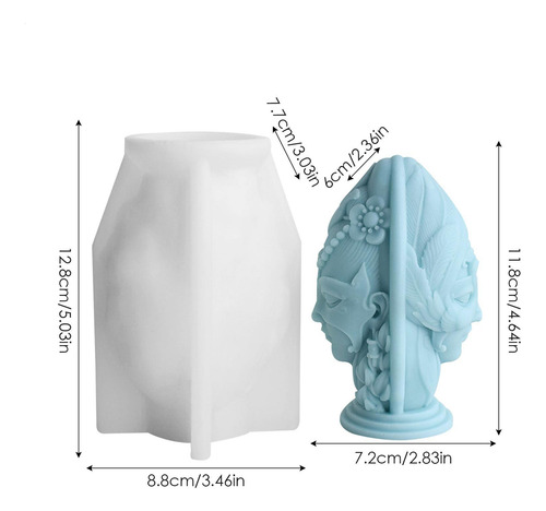 Moldes Para Velas De Silicona Molde De Silicona 3d Molde De