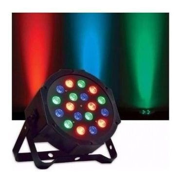 Imagen 2 de 2 de Foco Parled 18 Rgb Ritmico Para Dmx Fiesta Luces