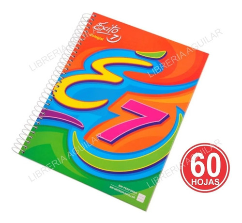30 Cuadernos Colegial Exito 60 Hojas Espiral 21x27 E7 Abc