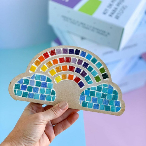 Kit Mosaico Pequeños Artistas Niños Arte Infantil