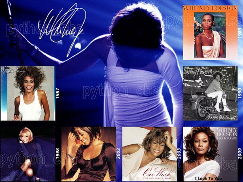 Póster Carátulas Discografía - Albumes - Whitney Houston