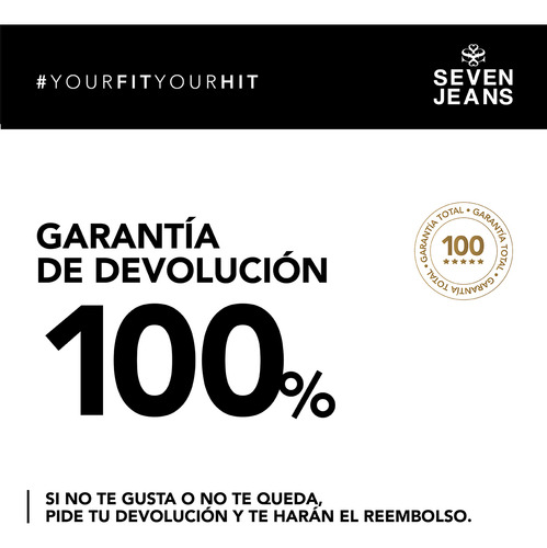 Pantalon Jogger Cargo Mujer Push Up Seven Jeans 0016ngro