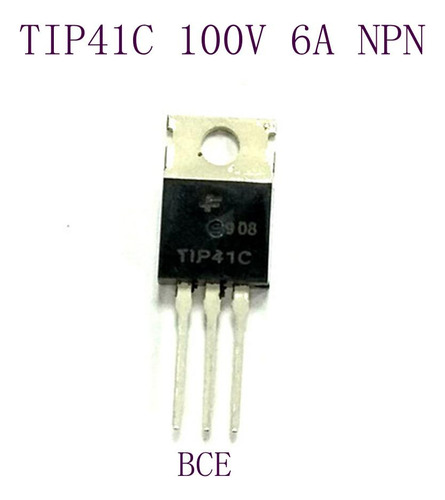 2 Nuevo Tip41c To-220 100v / 6a / 65w Npn Transistor