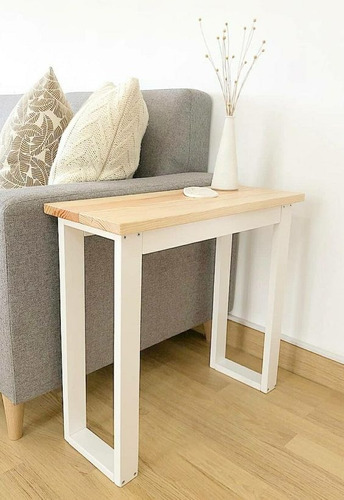 Mesa Arrime Recibidor Living Ap Creaciones En Madera 