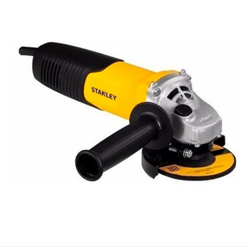Imagen 3 de 6 de Amoladora angular Stanley STGS7115 de 50 Hz color amarillo 710 W 220 V + accesorios