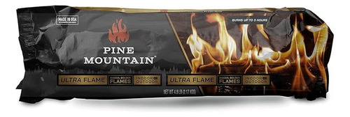 Leña Para Chimenea Pine Mountain Ultraflame 9 Leños Original (Usado)