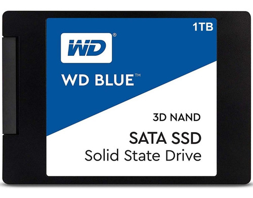 Disco sólido SSD interno Western Digital  WDS100T2B0A 1TB azul