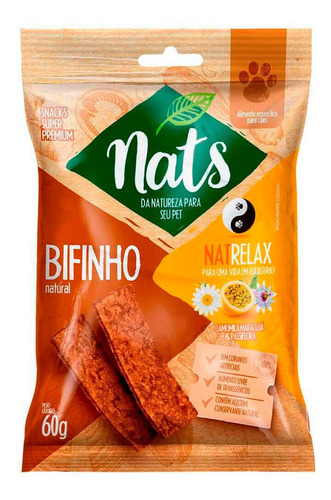 Bifinho Natural Natrelax Com Camomila, Maracujá E Passiflora Nats 60g