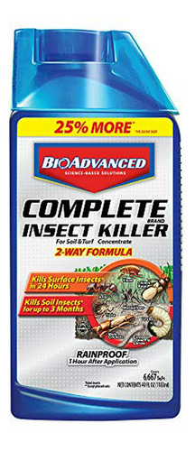 Insecticida Completo Para Suelo Y Césped, Concentrado, 40 Oz