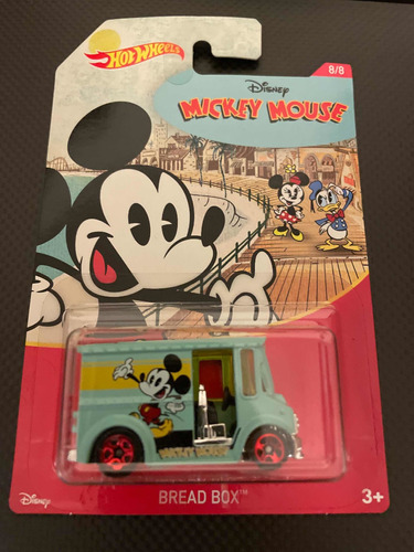 Padrísimo Hot Wheels Bread Box Disney Mickey Mouse 2017