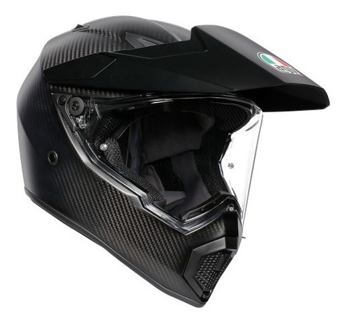 Casco Agv Ax9 Matt Carbon Multipropósito