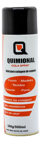 Cola Contato Quimional Spray Colagem De Espuma 500ml