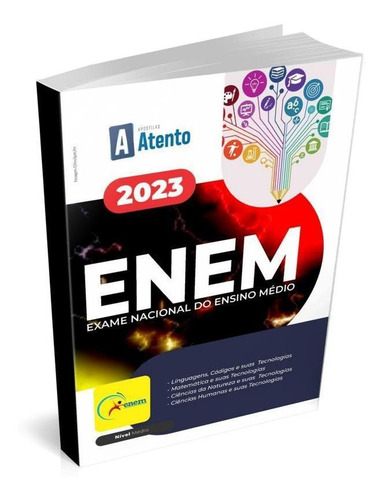 Apostila Enem 2023 Kit Completo Caderno Provas Caderno