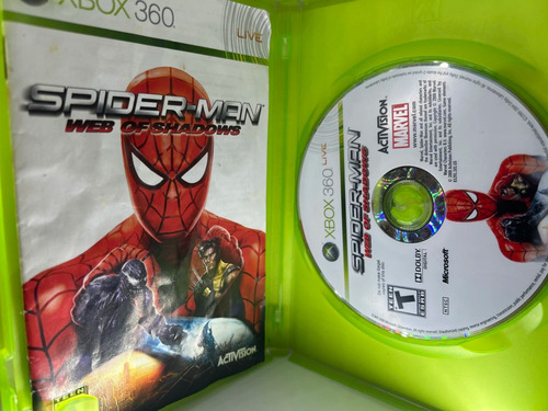 Jogo Spider-man Web Of Shadows Xbox 360 (Usado)