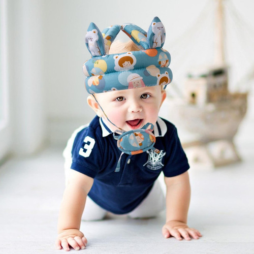 Set 2 Cascos Esponjas Antigolpes Protector Suave Bebe Lau