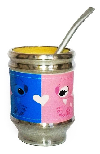 Imagen 5 de 10 de Equipo De Mate Completo Stitch Cuero Set Kit Matero