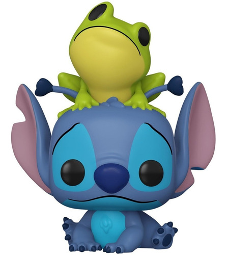 Boneco Funko Pop Disney Lilo & Stitch Stitch Com Sapo 986