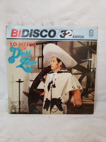 Bi Disco Lo Mejor De David Zaizar Disco Lp Vinilo Acetato 