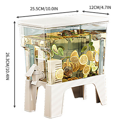 Nevera, Hervidor De Agua Fría Con Grifo, Fruta Doméstica